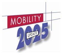The logo for Mobility 2025 -2001 Update