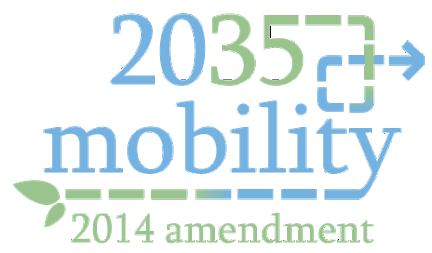 The logo for Mobility 2035 -2014 Amendment