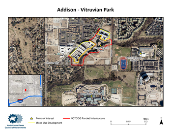 Graphic of Addison's Vitruvian Park Development