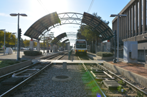 This is a photo of DART's Cedar Station