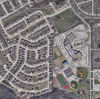 aerial view of Lakeridge High School