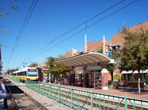 This is a photo of DART's Parker Station in Plano