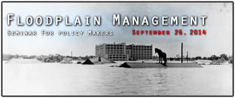 Floodplain Management Seminar - Sept 26, 2014