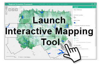 Interactive mapping tool of Regional Ecosystem Framework intended to share the REF layers and other pertinent environmental layers with transportation and resource agency partners.