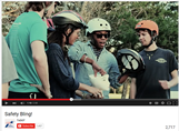 Award winning video promoting bicycle helmets and lights.
