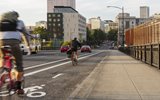 A bicycle lane