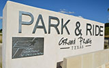 An image of a large Park & Ride sign