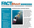 Automated Vehicle Fact Sheet First Page